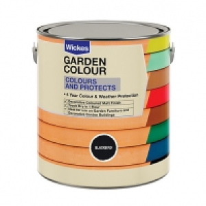 Wickes Garden Colour Matt Wood Treatment - Blackbird 2.5L £12.99