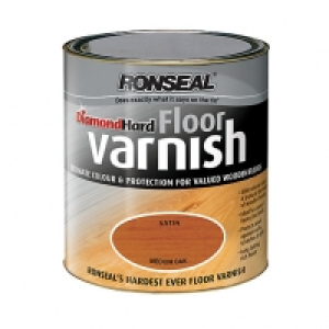 Ronseal Diamond Hard Floor Varnish - Medium Oak 2.5L £44.99