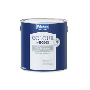 Wickes Colour @ Home Solvent-Based Undercoat Paint - White 2 &pound;18.99