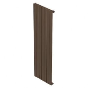 QRL Slieve Single Panel Vertical Designer Radiator - Bronze  &pound;250.00