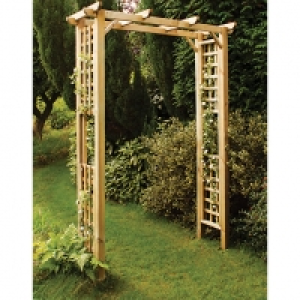 Forest Garden Berkeley Square Lattice Arch - 1500 x 600 mm &pound;134.99