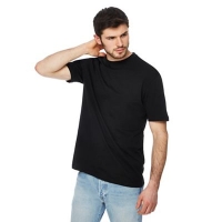 Debenhams  Red Herring - Black crew neck drop shoulder t-shirt