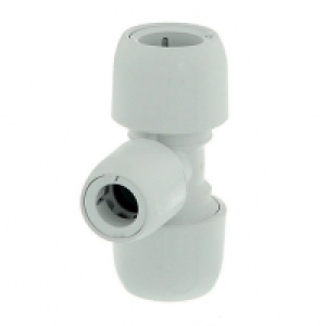 Hep2O HD13A/22WS Branch Reduced Tee - 22 x 22 x 10mm &pound;4.48