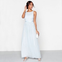 Debenhams  No. 1 Jenny Packham - Pale blue Giselle full length dress