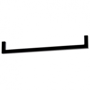Wickes Elgin Square Strap Handle - Matt Black 320mm £15.00