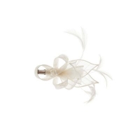 Debenhams  Coast - Ivory white Nahina mini feather clip