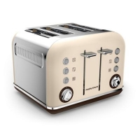 Debenhams  Morphy Richards - Sand Accents Retro 4 slice toaster 24210