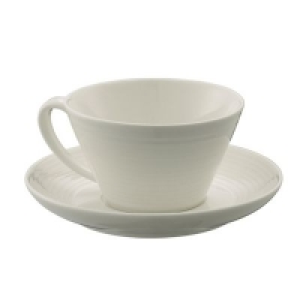 Belleek Living - Ripple set of four teacups and saucers £16.00