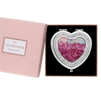 Debenhams  Jon Richard - Crystal shaker heart compact in a gift box