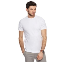 Debenhams  Red Herring - White muscle fit crew neck t-shirt