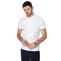 Debenhams  Red Herring - White muscle fit polo shirt