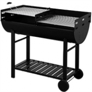 Jumbuck Mega Party Charcoal BBQ - Black