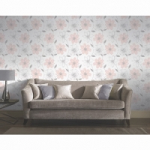 Samba Floral Wallpaper - Blush