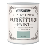 Wilko  Rust-Oleum Chalky Finish Furniture Paint Duck Egg 750ml