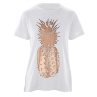 Aldi  Avenue Ladies Pineapple T-Shirt