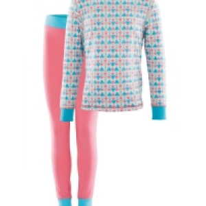 Lily & Dan Pink/Blue Print Pyjamas