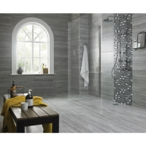 Wickes Everest Slate Porcelain Tile 600 x 300mm &pound;19.87