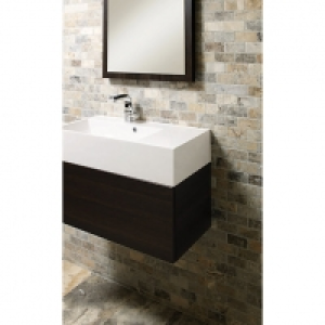 Wickes Silver Grey Travertine Brick Mosaic - 305 x 305mm &pound;10.60
