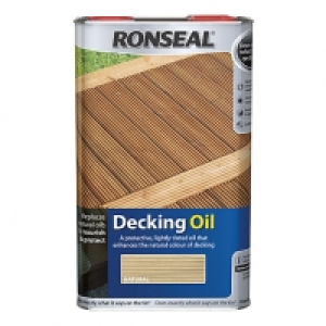 Ronseal Decking Oil - Natural 5L £36.99