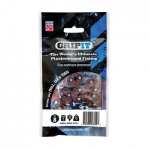 GripIt 20mm Plasterboard Fixing - M6 x 30mm Pack of 8 £7.99