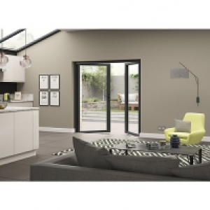 JCI Aluminium French Door Grey Inwards Opening - 2090 x 1190 £1,999.00