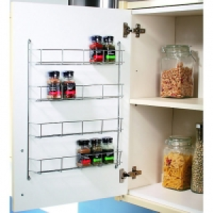 Wickes Chrome 4 Tier Spice Rack 500mm £19.00
