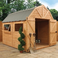 Wickes  Mercia Premium Shiplap Dutch Barn Shed - 10 x 8 ft with Asse