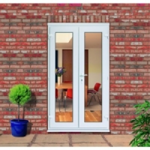 Wickes Exterior French Door Frame White 2090x1190mm Pack 3 o