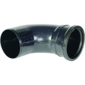 Wickes 110mm Black Soil Pipe 92.5 Deg Bend