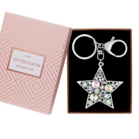 Debenhams  Jon Richard - Crystal star keyring in a gift box