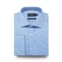 Debenhams  Osborne - Blue textured tailored fit Oxford shirt