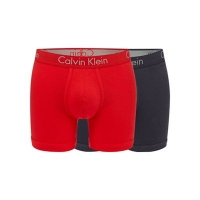 Debenhams  Calvin Klein - Pack of two red and grey stretch trunks