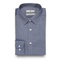 Debenhams  J by Jasper Conran - Blue textured slim fit shirt