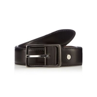 Debenhams  Jeff Banks - Designer black leather reversible belt