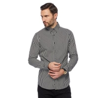 Debenhams  J by Jasper Conran - Black and white striped shirt