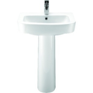 Phoenix Square Basin and Semi Pedestal 600mm
