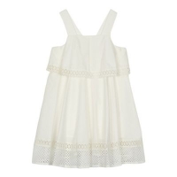 Debenhams  Baker by Ted Baker - Girls white lace trim dress