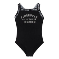 Debenhams  Pineapple - Girls black stone logo swimsuit