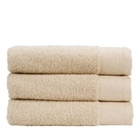 Debenhams  Christy - Cream Pimlico 630gsm linen cotton mix towel