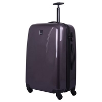 Debenhams  Tripp - putty gloss Lite medium 4-wheel suitcase