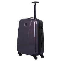 Debenhams  Tripp - putty gloss Lite cabin 4-wheel suitcase