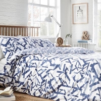 Debenhams  Home Collection Basics - Blue Benjamin bedding set