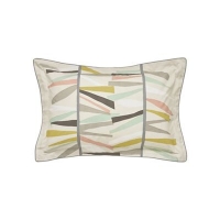 Debenhams  Scion - Multicoloured cotton percale Tetra oxford pillow c