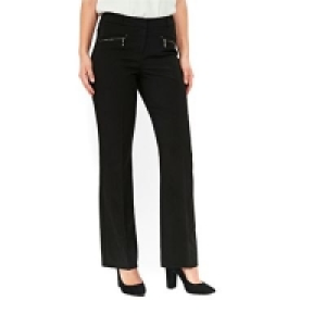 Wallis - Black stud bootcut trousers