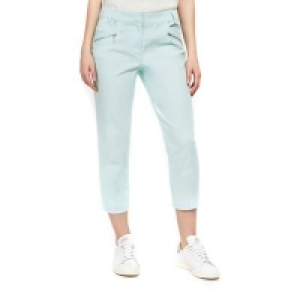 Debenhams  Wallis - Petite mint cropped trouser