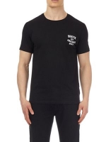 Debenhams  Burton - Black Brooklyn chest print t-shirt
