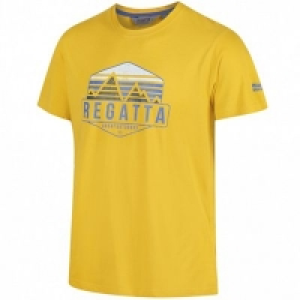Debenhams  Regatta - Yellow Cline print t-shirt