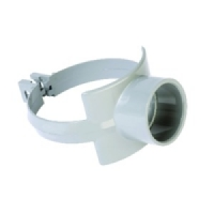 Wickes 110mm Grey Soil Pipe Strap On Boss