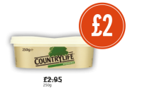 Budgens  Countrylife Spreadable, Was £2.95