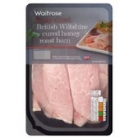 Ocado  Waitrose British Finely Sliced Wiltshire Honey Roast Ham